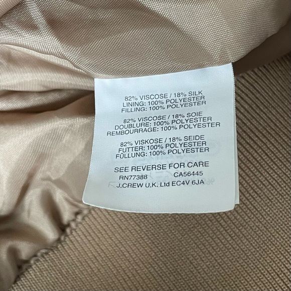 Madewell Tan Velvet Silk Blend Full Zip Bomber Jacket - 35565 - Picture 13 of 16